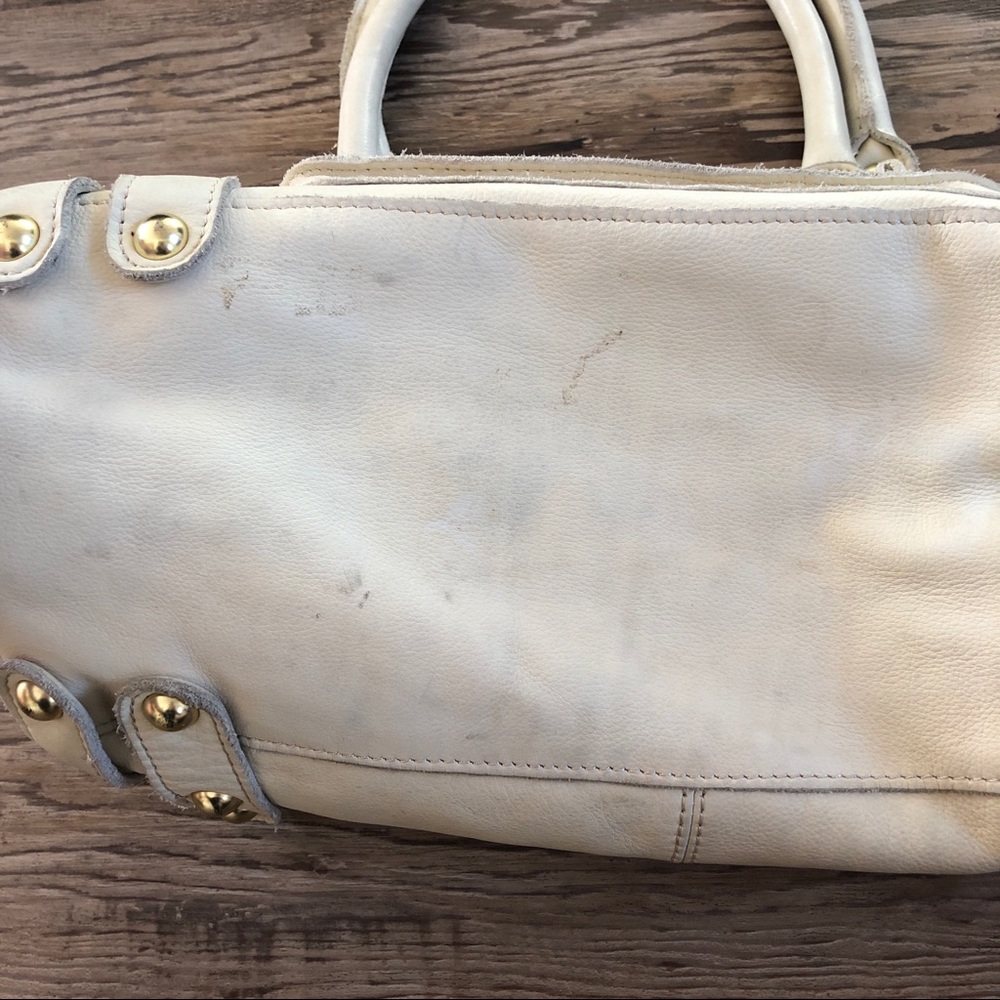 Linea Pelle cream designer soft leather bag - Picture 3 of 12